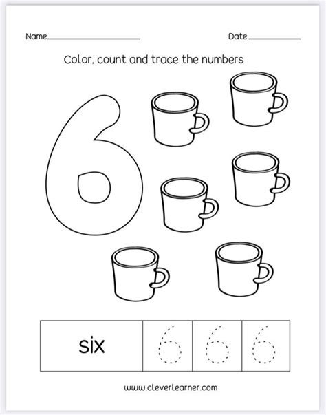 Numbers Worksheet Drawing At Getdrawings 8C0 | Coloring worksheets for ...