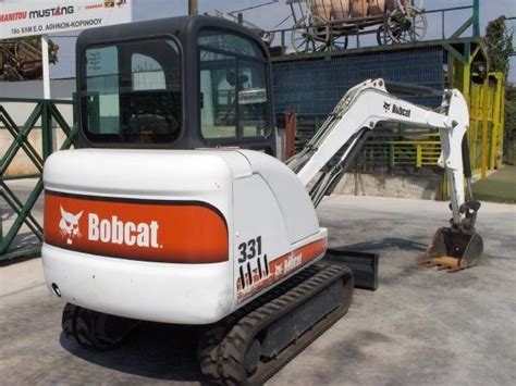 Used Bobcat 331 mini excavators