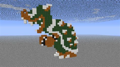 Bowser Pixel Art Minecraft Project