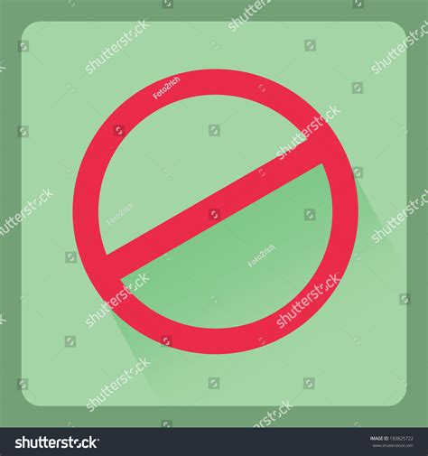 Do Not Sign Flat Icons Shadow Stock Vector (Royalty Free) 183825722 ...