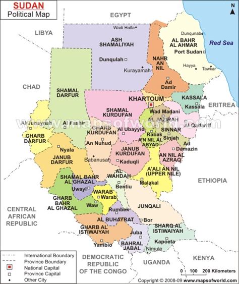 Juba Map - Sudan