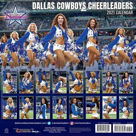 Dallas Cowboys Cheerleaders 2023 Calendar - Printable Calendar 2023