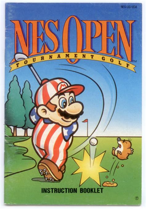 Manual NES OPEN Tournament Mario Golf Nintendo NES For Sale