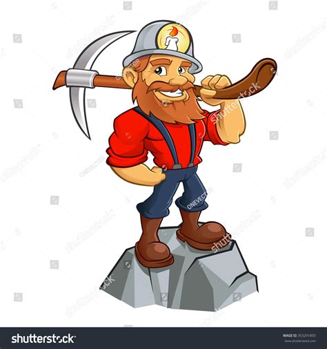 Prospector Cartoon Stock Vector 353291855 - Shutterstock