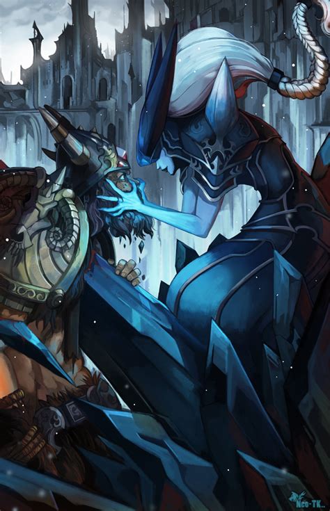 lissandra (league of legends) drawn by neo-tk.. | Danbooru