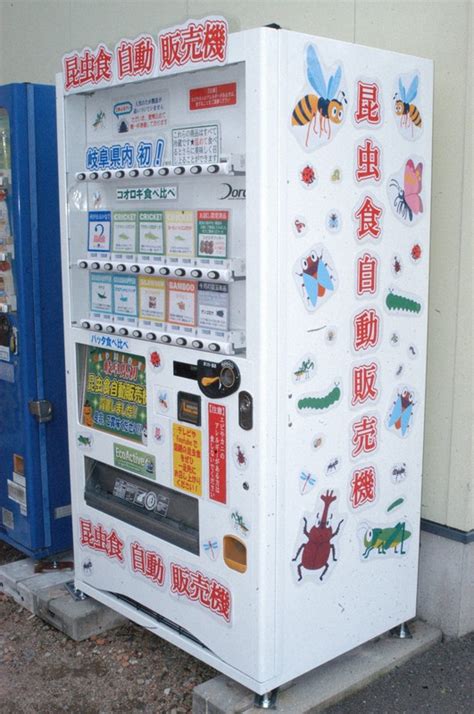 Vending machine selling fried insect snacks debuts in central Japan's ...