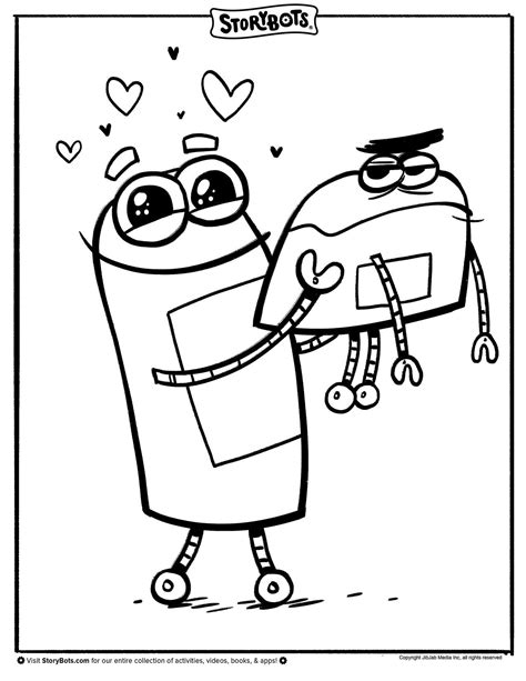 Storybots Coloring Pages - Best Coloring Pages For Kids | Coloring ...