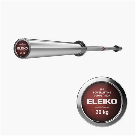 Powerlifting Equipment | Eleiko IPF Powerlifting Competition Bar 20kg ...