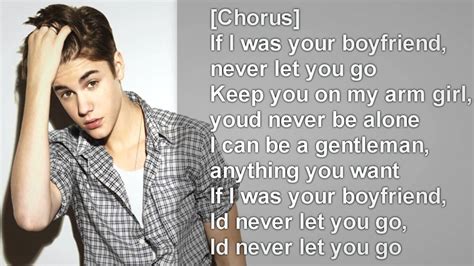 Justin Bieber - Boyfriend -lyrics- - YouTube