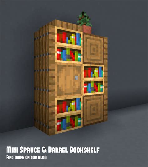 Minecraft Bookshelf Ideas