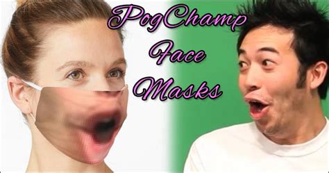 Someone made a PogChamp face mask