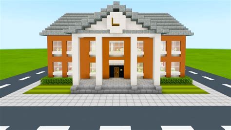 Minecraft City Hall Schematic