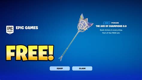 How To Get FNCS PICKAXE for FREE in Fortnite! (Chapter 2 REMIX)! - YouTube