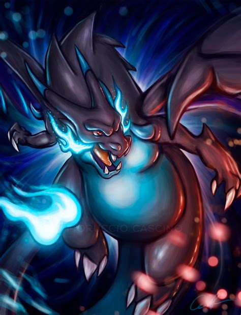 Mega Charizard X Fanart by Gallardose on DeviantArt