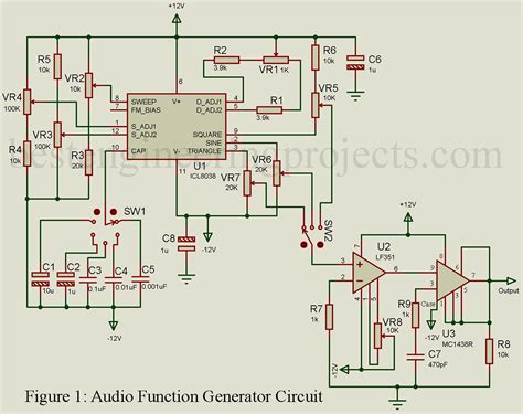 Exploring the ICL8038: Building an Audio Function Generator Circuit ...