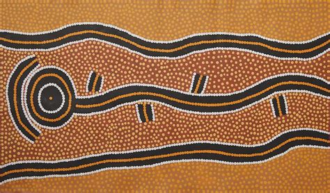 Water & Lightning Rain Dreaming Aboriginal Art Symbols, Aboriginal Man ...