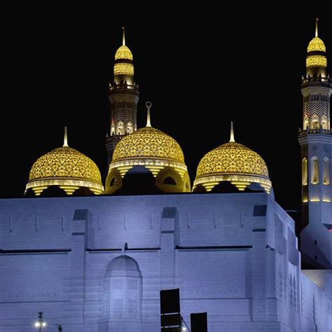 Mohammed Al Ameen Mosque, Muscat, Oman | Mosque architecture, Beautiful ...