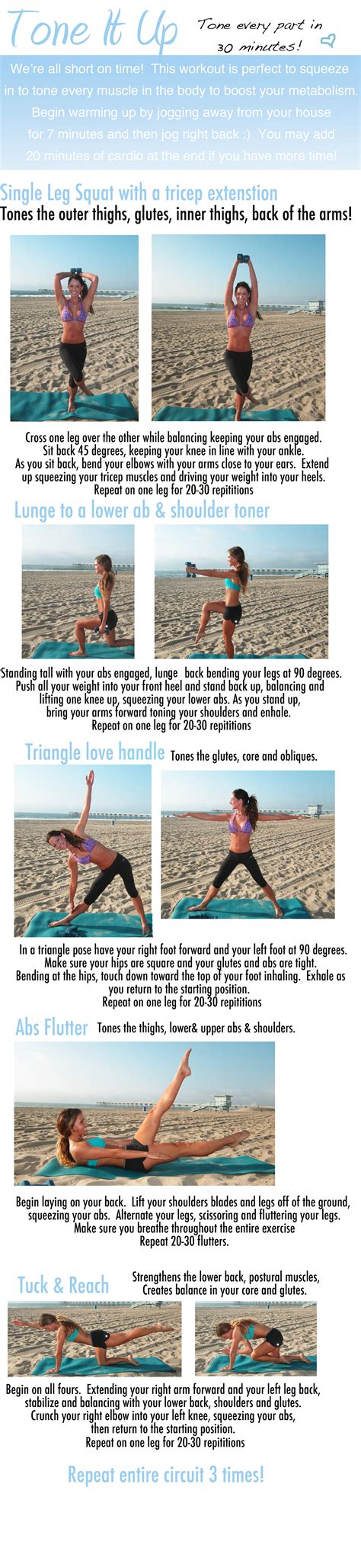 Tone every part in 30 minutes :) - ToneItUp.com