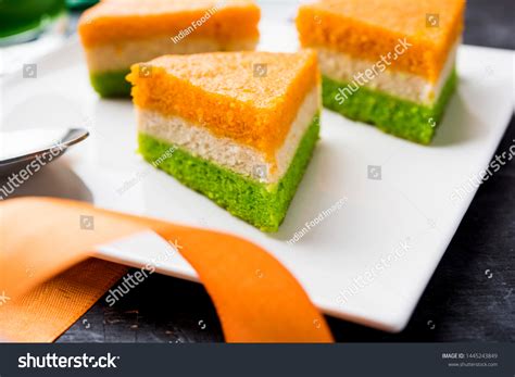 Tricoloured Tiranga Cake Independencerepublic Day Celebration Stock ...