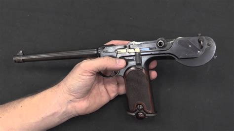 C93 Borchardt: the First Successful Self-Loading Pistol - YouTube