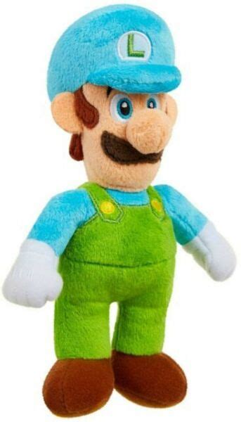 World of Nintendo Super Mario Ice Luigi 5 Inch Plush Figure Toys in ...