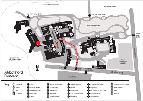 Abbotsford Convent Map — Moral Fairground