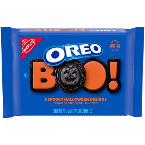 OREO Orange Creme Halloween Cookies - 5 Spooky Designs - 1-1.25 lb Pack