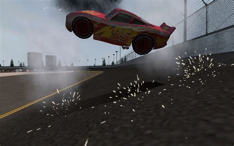 Cool Race Cars 3 Lightning Mcqueen Crash images