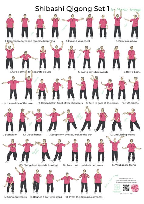 Shibashi Qigong Set 1 Digital Poster