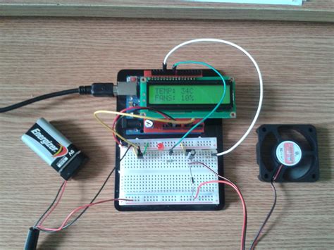 Arduino Fan Speed Controlled by Temperature | Arduino, Arduino projects ...