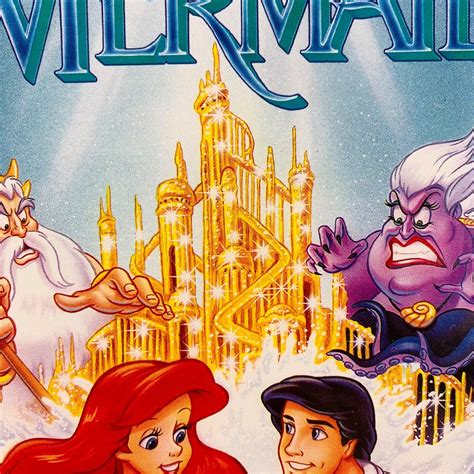 The Little Mermaid Original Vhs Vintage Tape Disney Banned Cover Art ...