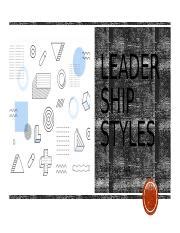 Exploring Different Leadership Styles in Nursing | Course Hero