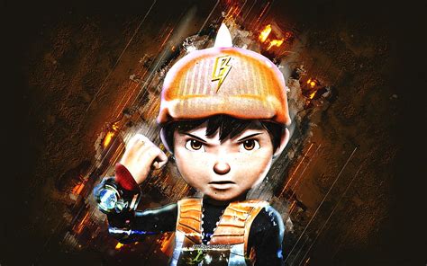 2K Free download | BoBoiBoy, portrait, grunge art, BoBoiBoy Galaxy ...