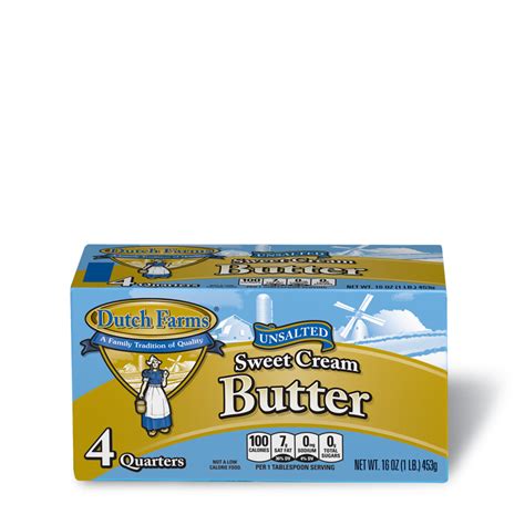 Unsalted Sweet Cream Butter - Dutch Farms