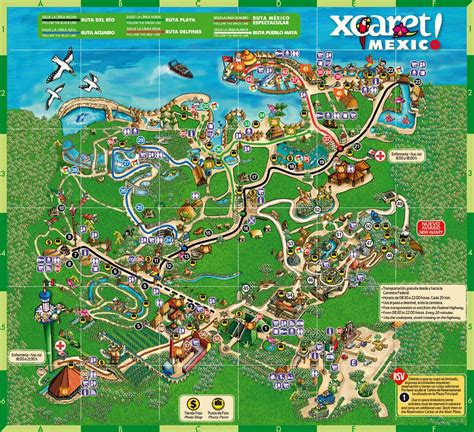 Xcaret Mexico Park Map – Get Map Update