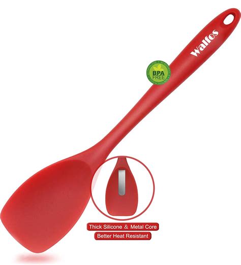 Amazon.com: Walfos Silicone Spatula - High Heat Resistant Kitchen Spoon ...