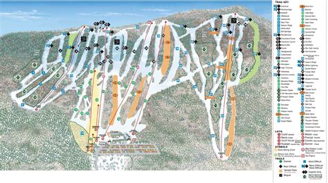 Granite Peak Trail Map • Piste Map • Panoramic Mountain Map