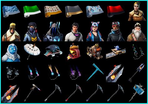 All Skins/Cosmetics From Fortnite V7.00 Including Leaked and Battle ...