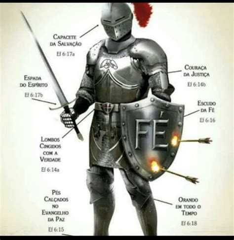 Armadura de Deus. Efésios 6. | Armadura de deus, Exercito de deus ...