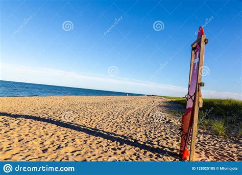 Rescue Station on the Beaches of Chappaquiddick Stock Image - Image of ...