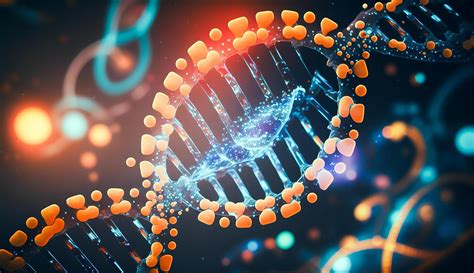 Colorful human DNA strand surrounded, DNA structure, Generative ai ...