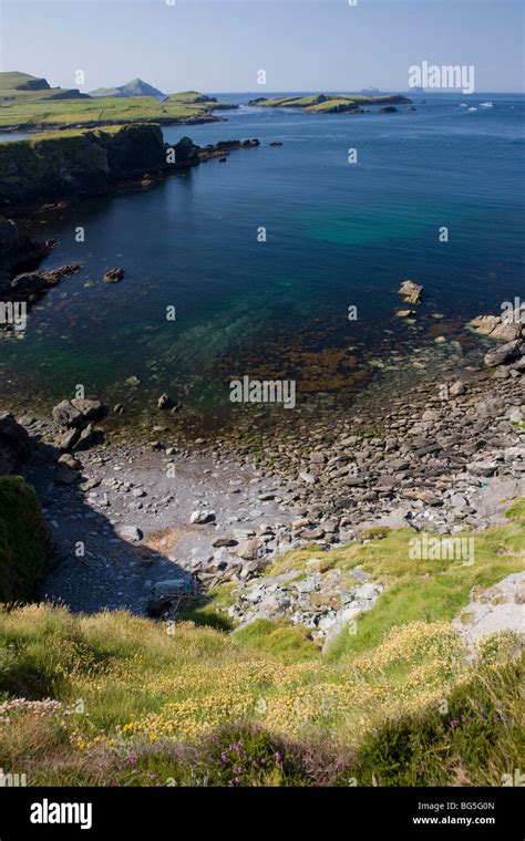 The Skellig Islands from the Iveragh peninsula, West Coast of Ireland ...