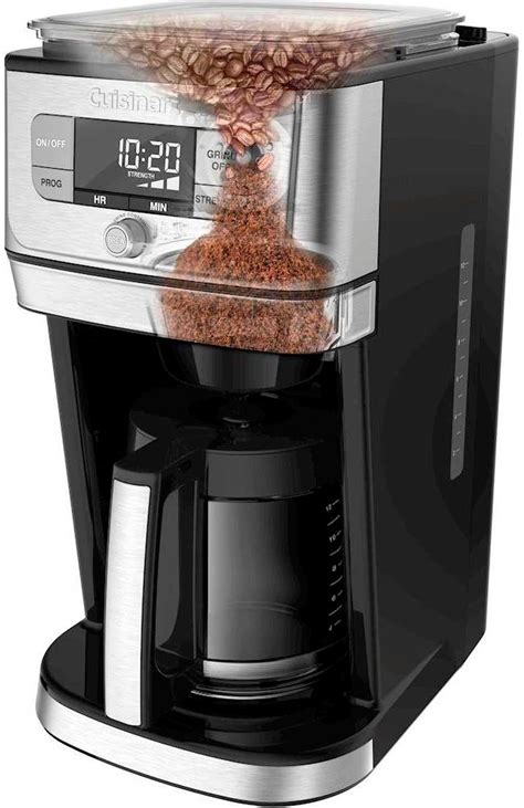 Customer Reviews: Cuisinart Burr Grind & Brew 12-Cup Coffee Maker Black ...