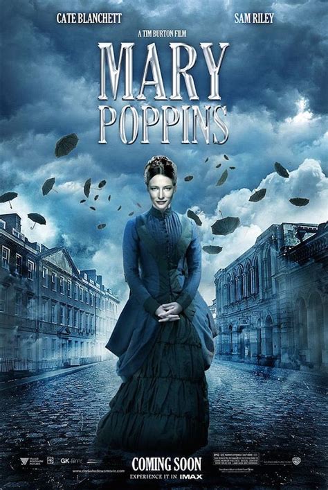 L'affiche du film "Mary Poppins" par Tim Burton, semble crédible ...