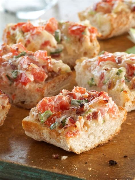 Bacon Bruschetta Baguette Recipe - Kraft Recipes | Appetizer recipes ...