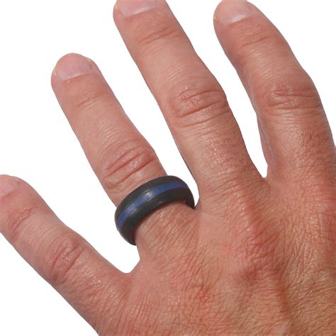 Qalo Mens Thin Line Ring