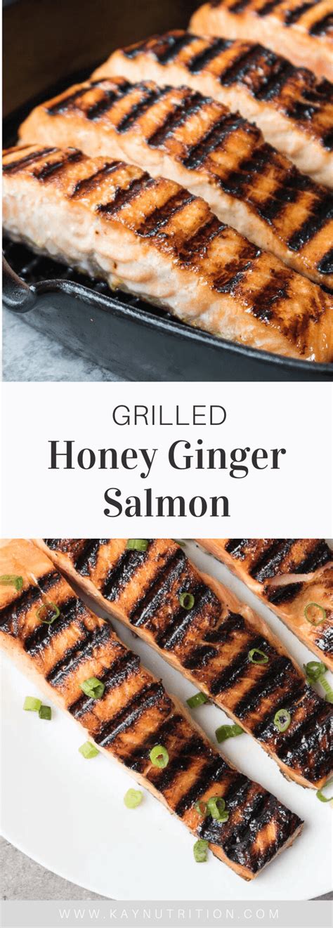 Honey Ginger Grilled Salmon (Easy & Healthy!) - Stephanie Kay