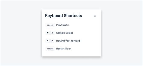 What are the keyboard shortcuts? – Your LANDR Resources