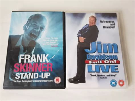 COMEDY DVD BUNDLE Jim Davidson Full On LIVE Frank Skinner Stand Up LIVE ...