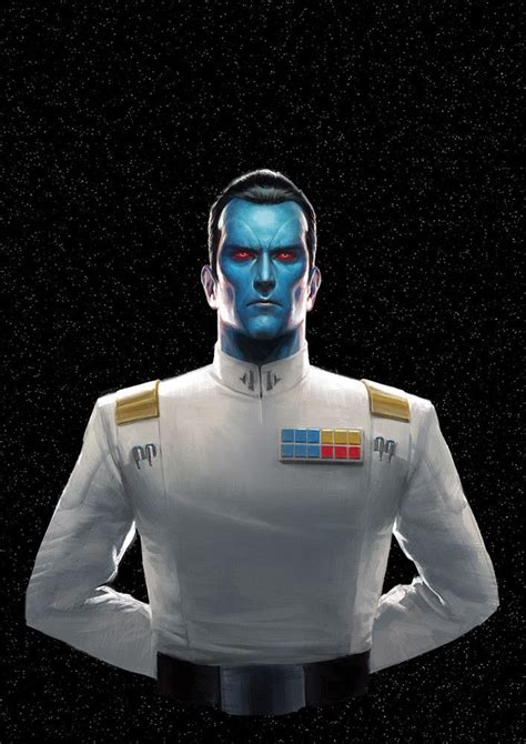 ArtStation - Grand Admiral Thrawn, Darren Tan | Grand admiral thrawn ...